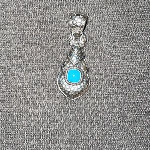 Turquoise Sterling Silver Pendant